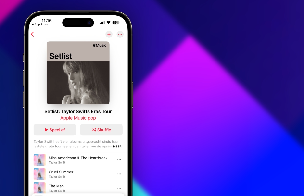 apple music set lists